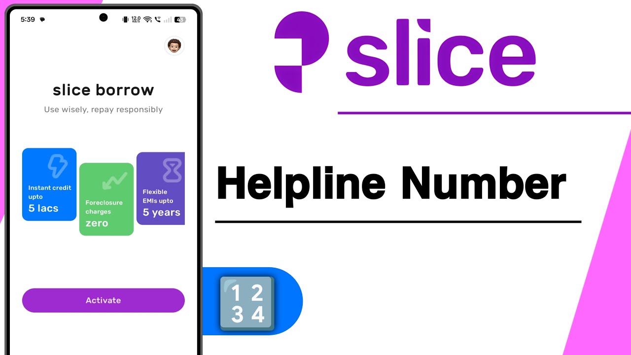 slice Loan App Helpline Number