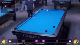 KEN vs IK - Q1 BILLIARDS - TABLE 2 | EvoSports