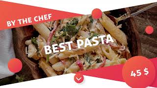 Restaurant Menu and Elements | Davinci Resolve Template