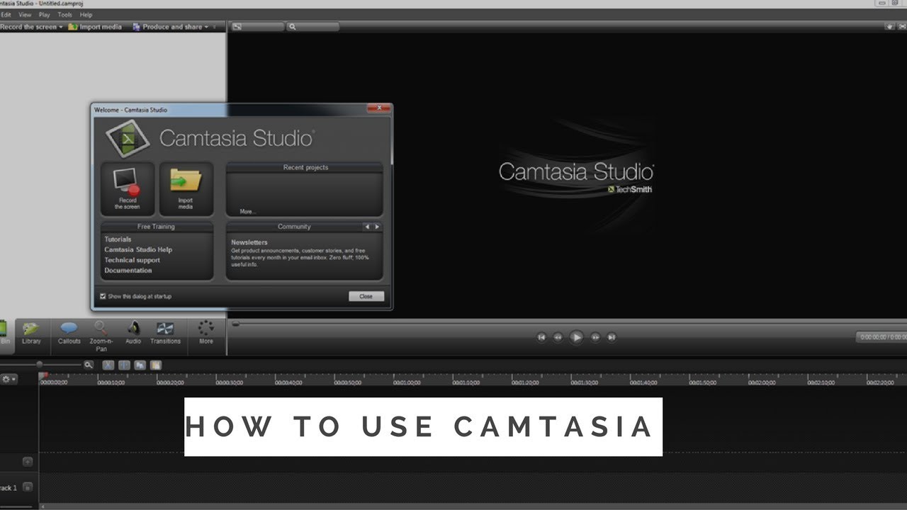 Simple Tutorial to use camtasia studio 8 - YouTube