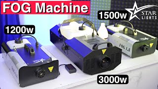 DJ Fog Machines DJ Party Roadshow के लिए॥1200w,1500w ओर सबसे तगड़ी 3000w