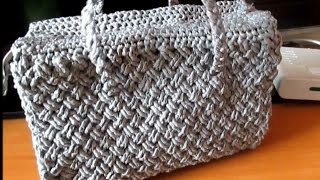 Сумочка из мусорных пакетиков. Часть 1