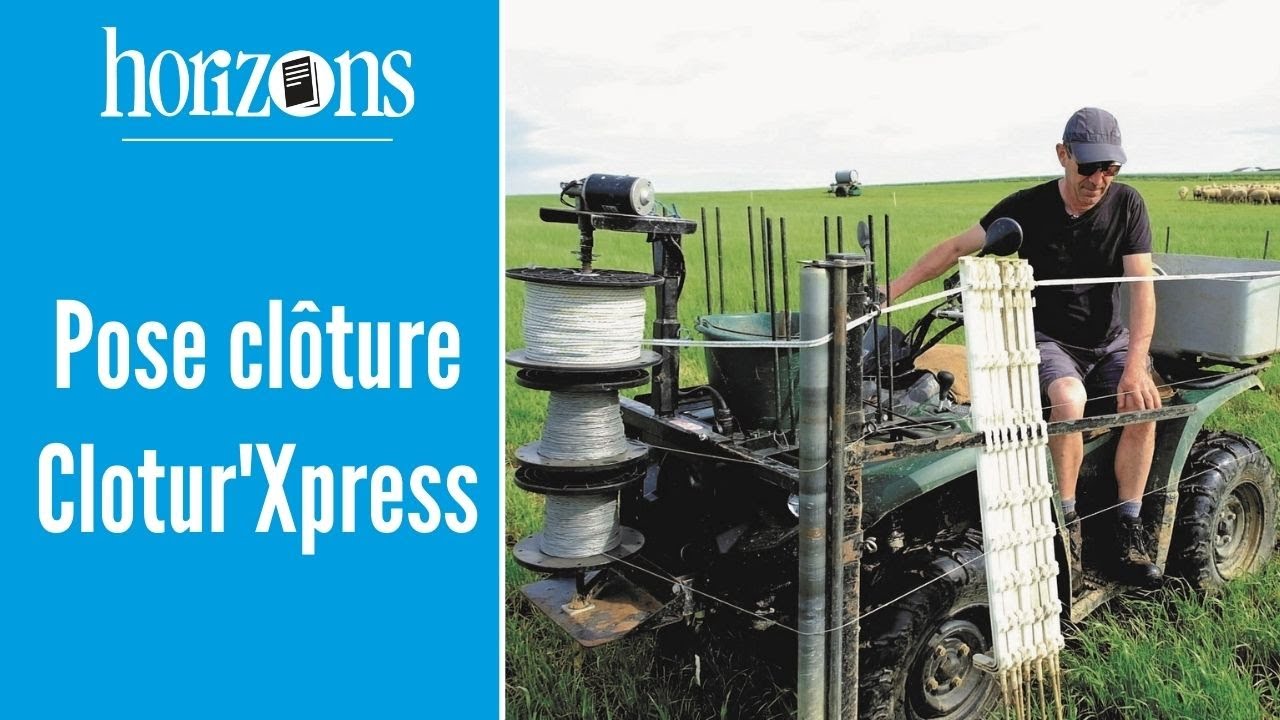 Pose clôture Clotur’Xpress - Brard et Sarran