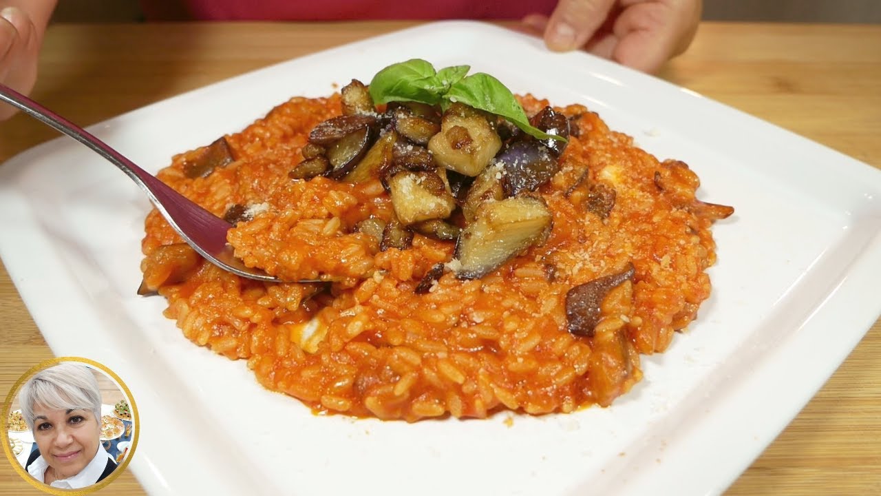Ricetta Originale: Come Cucinare Il Risotto alla Parmigiana di Melanzane😋