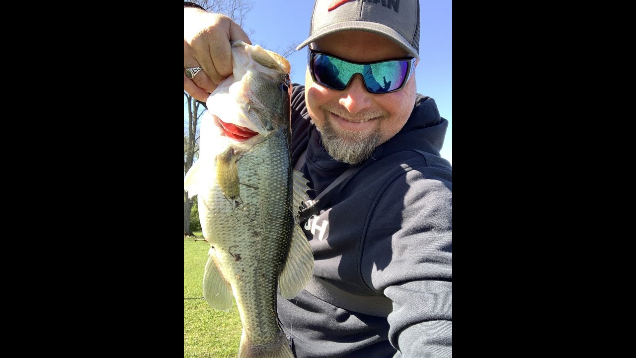 Beautiful day and caught several bass including a 3 pounder!