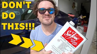 I SCREWED UP! Gallon of Sea Foam Test