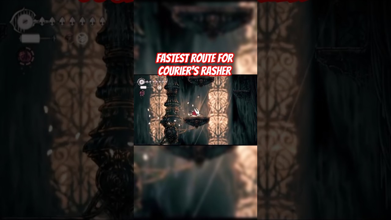 Courier's Rasher Easy And Fastest Way To Deliver in Hollow Knight Silksong!