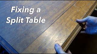 Fixing the Cracked Table - Repair and Restoration