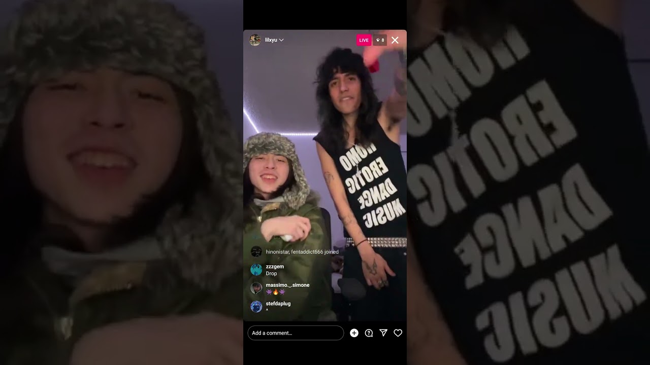 lil yu insta live with dxsh || leaked oaf1 song