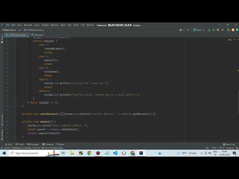 ATM Interface using Java | With Source Code | Java Projects | Internship Task | Development