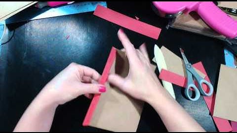 Envelope  mini album tutorial.