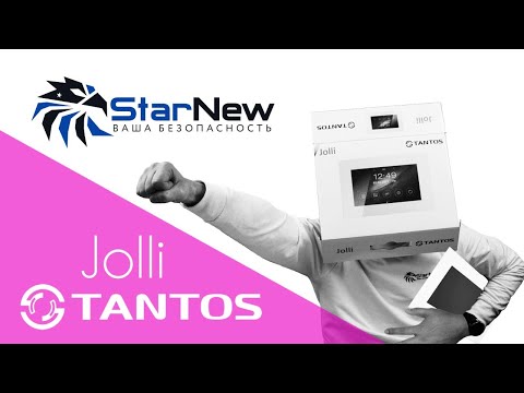 Видеодомофон Tantos Jolli HD Wi Fi видеодомофон для квартиры, видеофоны, системы безопасности