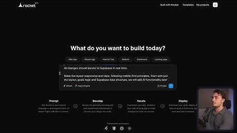 The NEW Way To Build Fully Functional Apps With No Code (mobile & web) | Rocket.new