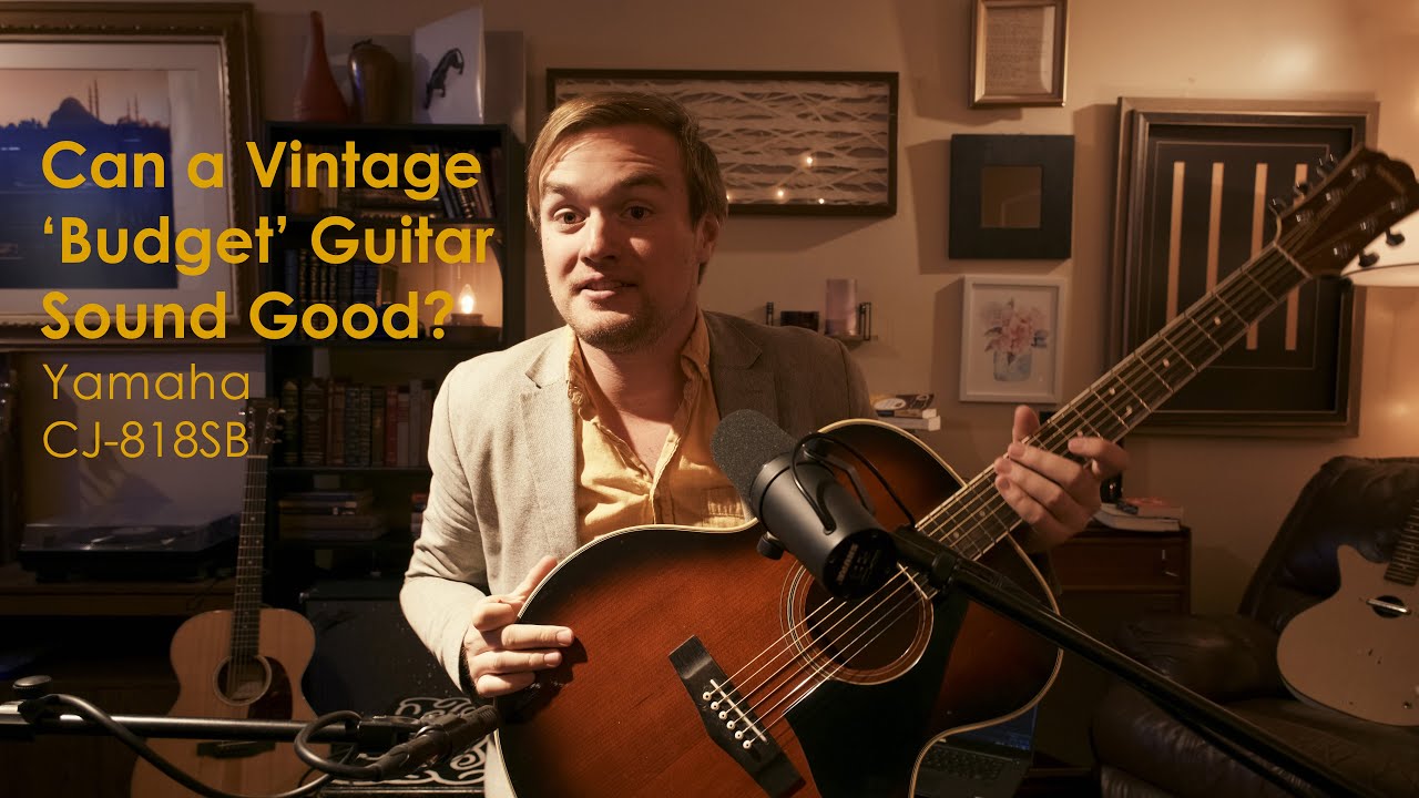 Yamaha CJ-818SB Overview - Can a Vintage 'Budget' Guitar Sound