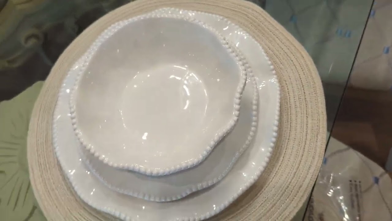 Certified International Perlette Cream 12 pc Melamine Dinnerware Set Review