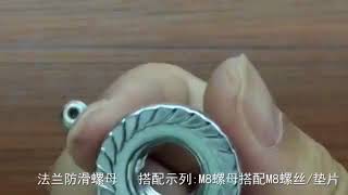 A2-70 Stainless Steel Serrated Flange Nuts