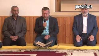 Haci Soltan Alizade pressinfo.az Buzovna məscidində dahi boksçu Məhəmməd Əli üçün ehsan verildi