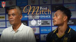 Download Lagu POST-MATCH PRESS CONFERENCE USAI LAGA TANDANG KONTRA SEMEN PADANG MP3