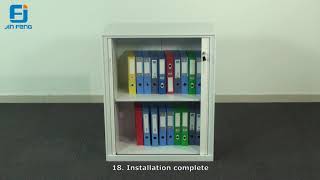 How to Install the Tambour Door Cabinet