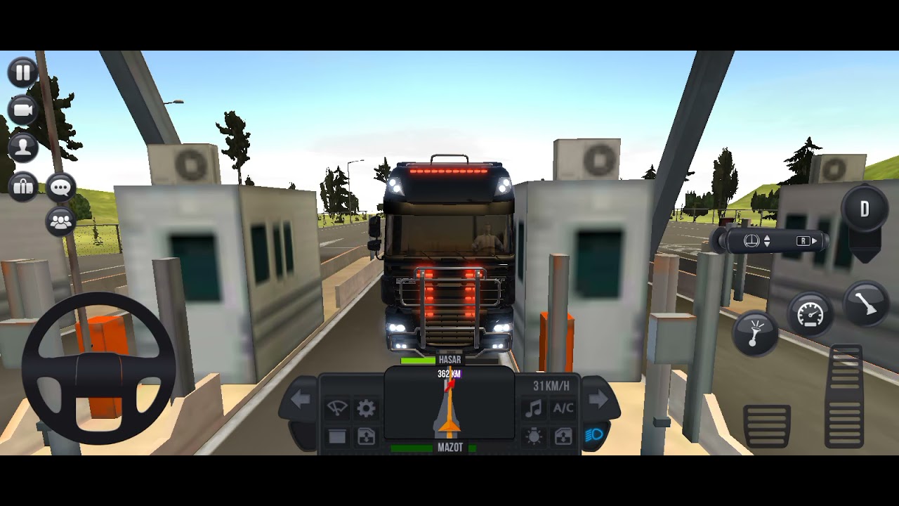 euro truck simutlator.   tekeri patlatik