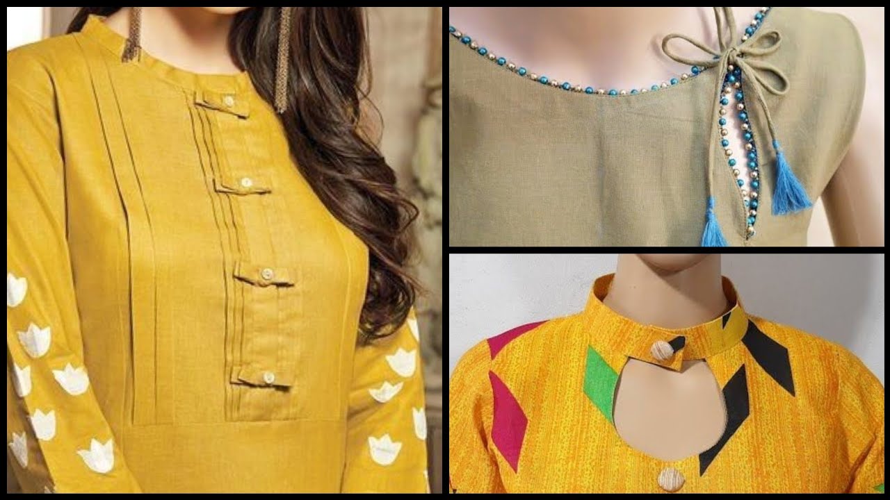 Most Trending New 52 Neck Designs For Eid kurti ,Qamiz/Shirts