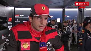 Carlos Sainz Ferrari clearly struggled as a team | Post Race Interview | 2022 Hungarian Grand Prix