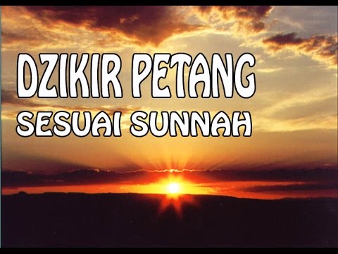 dzikir-petang-sesuai-sunnah---seri-dzikir-pagi-dan-petang