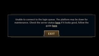 Fix Unable To Connect To Login Queue League of Legends Problem | Unable To Connect league of Legend