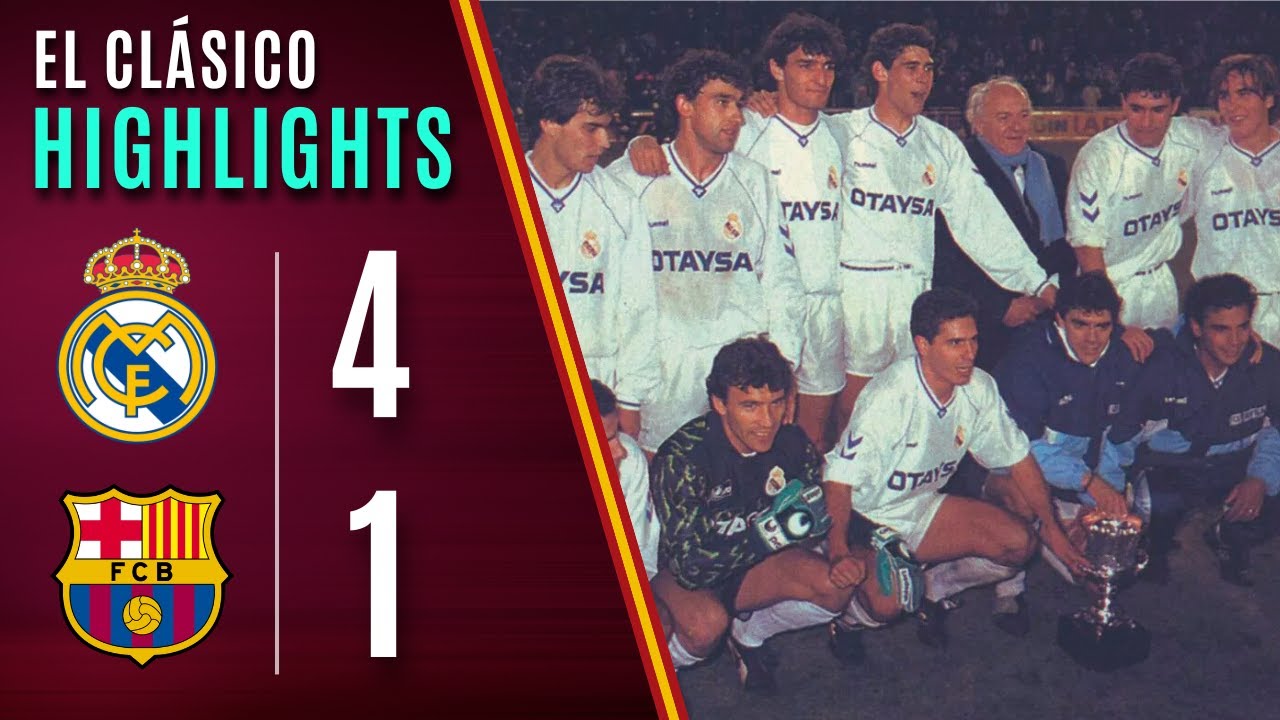 Supercopa de España 1990 – Real Madrid vs Barcelona | La copa se queda en casa