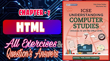 Computer Class 7 | Chapter 7 unit 1 HTML Advanced features (List and Image) | All exercises