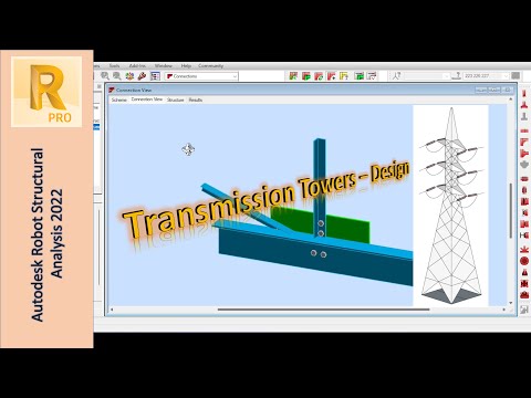 Modeling Lattice Steel Transmission Towers Using Autodesk Robot | Part 5 - Finalization