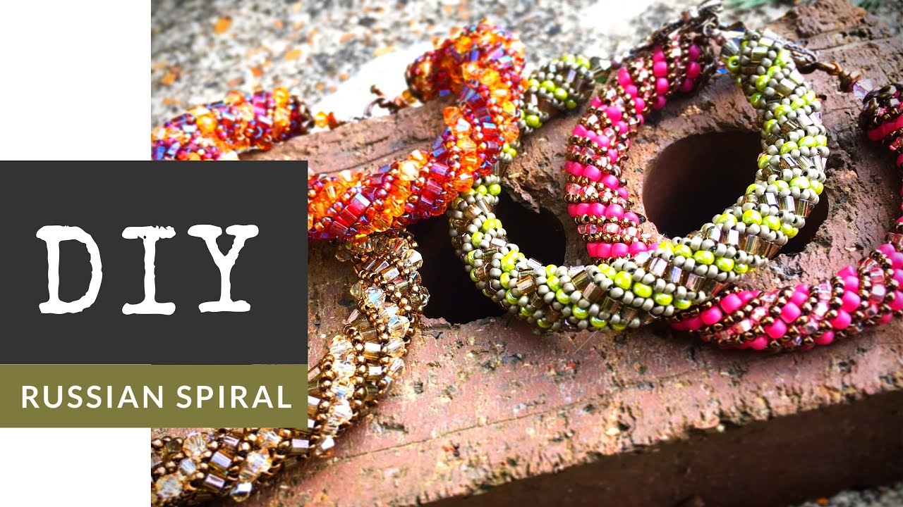 How To Make A Russian Spiral Beaded Bracelet With The Bead Place