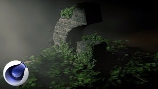 Растения, листья, деревья в Cinema 4D