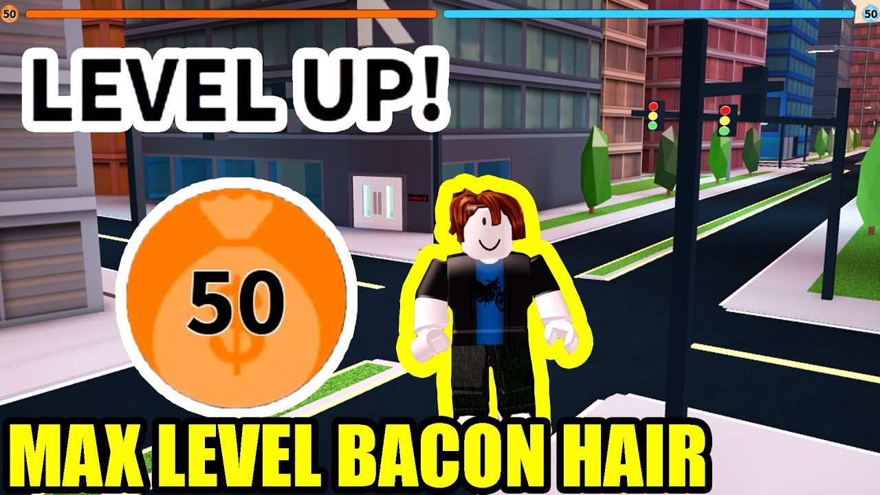 Bacon Hair Becomes Max Level 50 In Jailbreak Season 2 Roblox Youtube