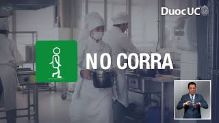 Video de seguridad en talleres de gastronomía Duoc UC + ACHS