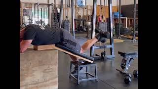 Hamstring curls w/ Monkey Feet