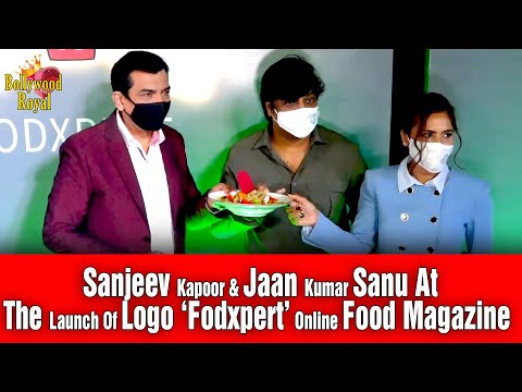 Sanjeev Kapoor Jaan Kumar Sanu At The Launch Of Logo Fodxpert Online Food Magazine