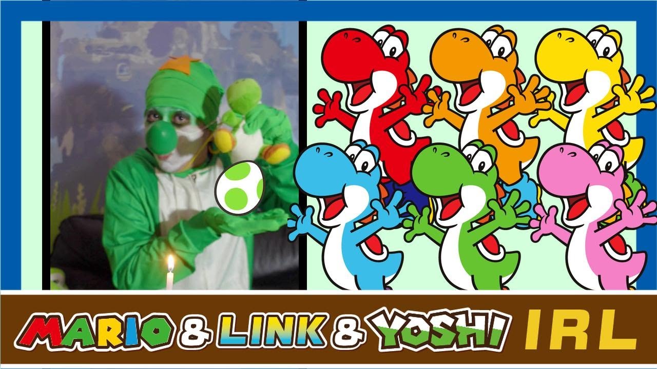 Mario & Link & Yoshi in Real Life | Funny Videos 