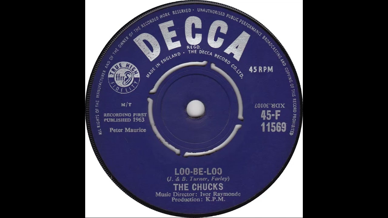 UK New Entry 1963 (20) The Chucks - Loo Be Loo