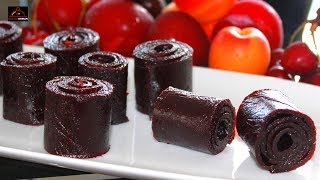 Persian Lavashak - Fruit Roll Ups - طرز تهیه لواشک خانگی