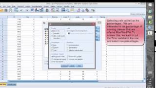 SPSS Crosstabs and Chi Square