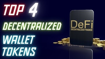 Top 4 Decentralized Wallet Tokens for 2023