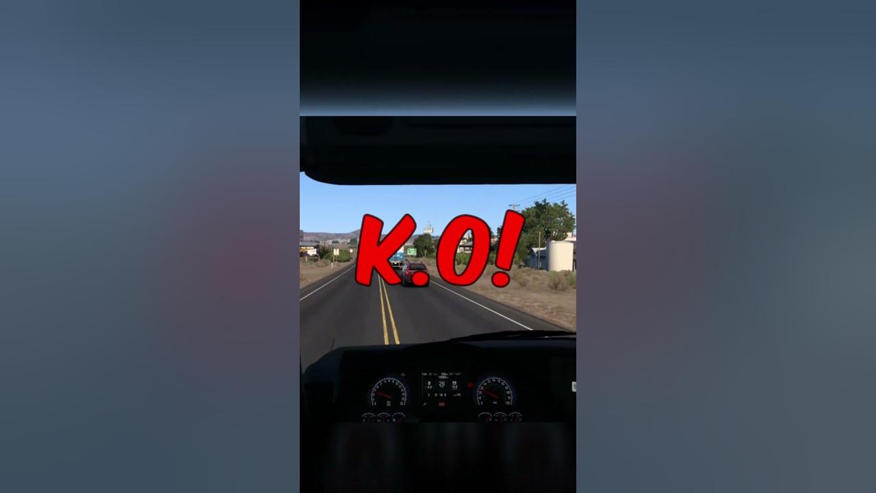 No Cop, No Stop!!! 🚓💥🚚 shorts americantrucksimulator gaming carcrash car YouTube