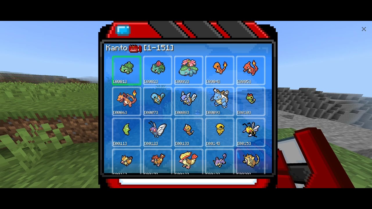 2 Покемон волк лес Майнрафт Выживание 4L.