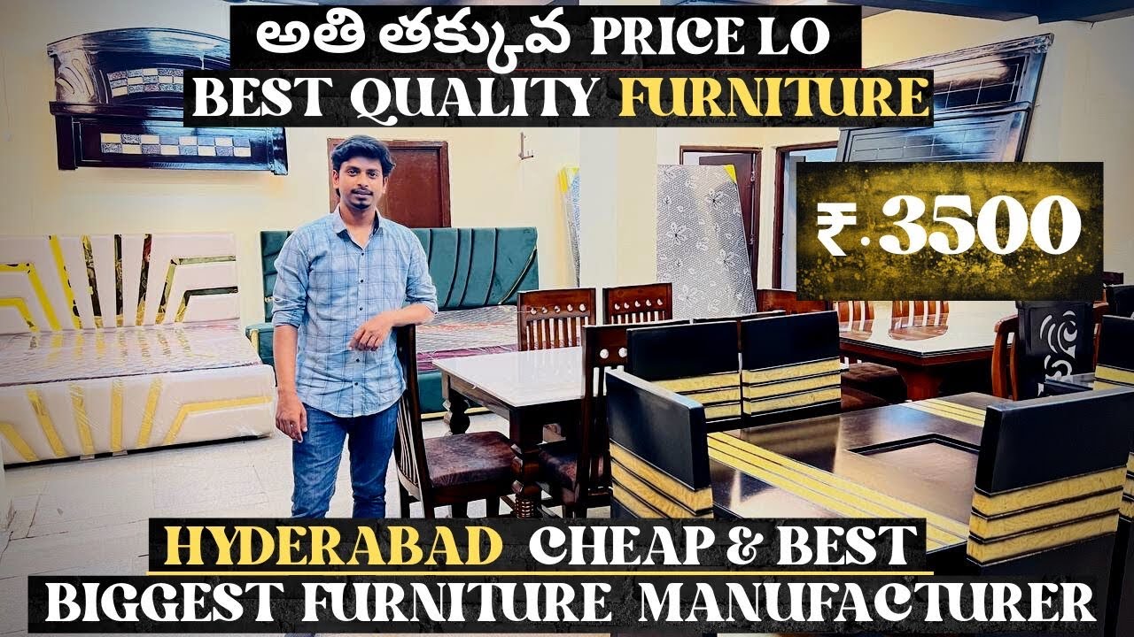 Hyderabad furniture biggest manufacturer , sofa double card dressing