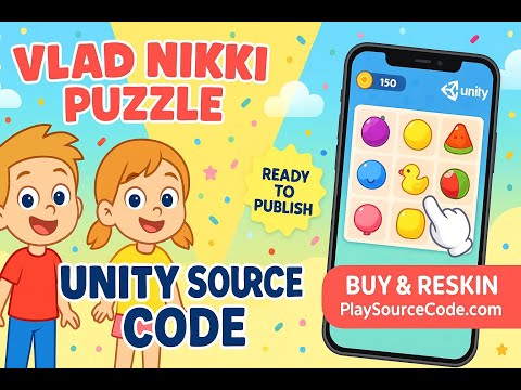 VLAD NIKKI PUZZLE – Unity Source Code (Ready to Publish) Buy & Reskin at Playsourcecode.com