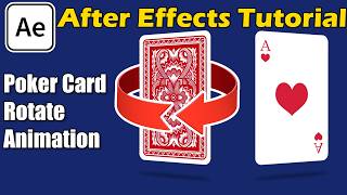 Poker Card Rotate Animation Tutorial | Adobe After Effects