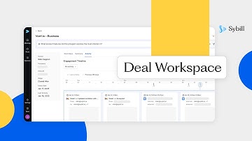 Deal Workspace | Sybill | AI Copilot | AI Sales Assistant