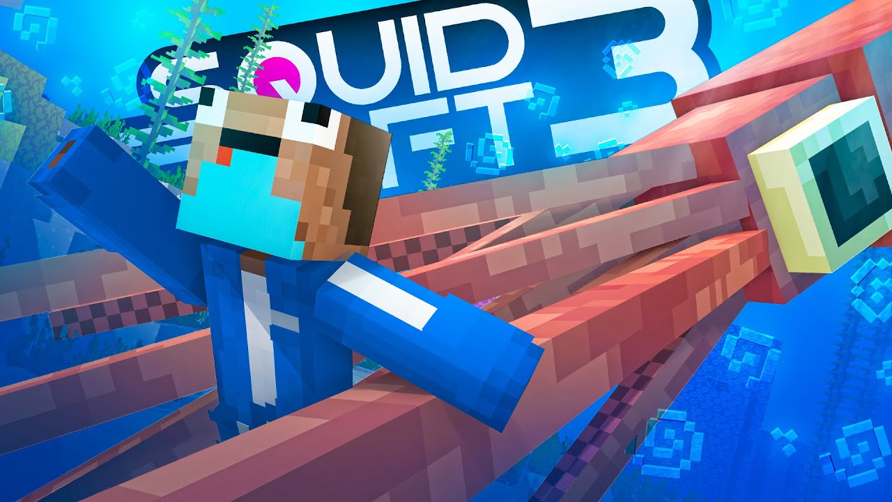 Este PULPO sí APRIETA 🥵 SQUID CRAFT GAMES 3 DÍA #2