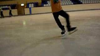 Ice skating Barrel Roll